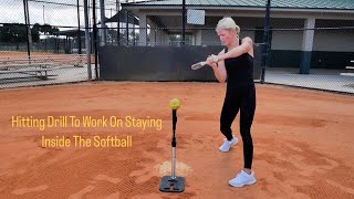 Hitting Drill To Work On Staying Inside The Softball
