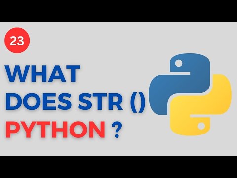 What Does Str () Do in Python ?