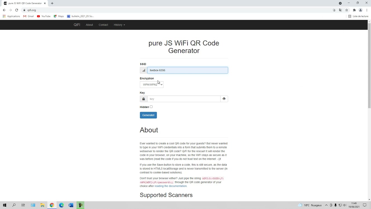 tuto video 2021 07 Qifi org