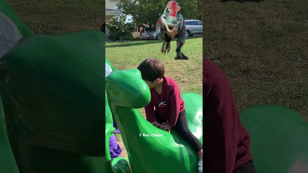 Dino Rider Shares T-Rex Escape Secrets 😱🦖