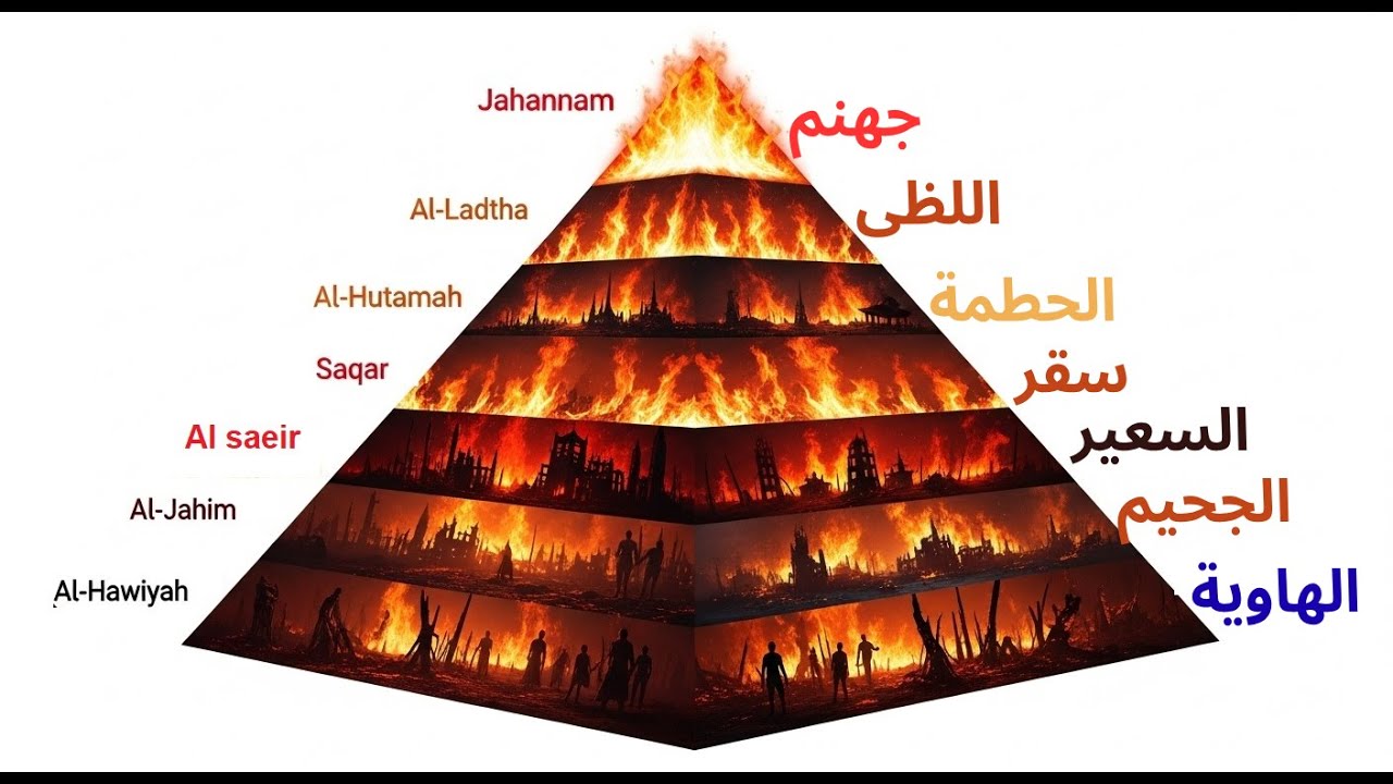 طبقات النار السبع في 4 دقائق فقط بطريقة بسيطة جدا !