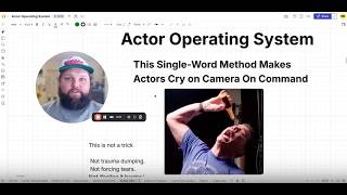 Celebrity This single-word method makes actors cry on command on camera everytime Wealth