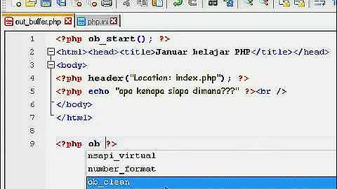 37  php - output buffering