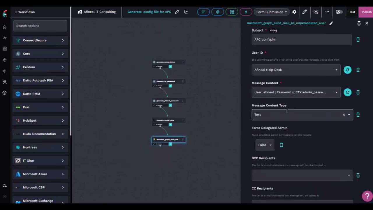 Simplified APC Battery Backup Configuration