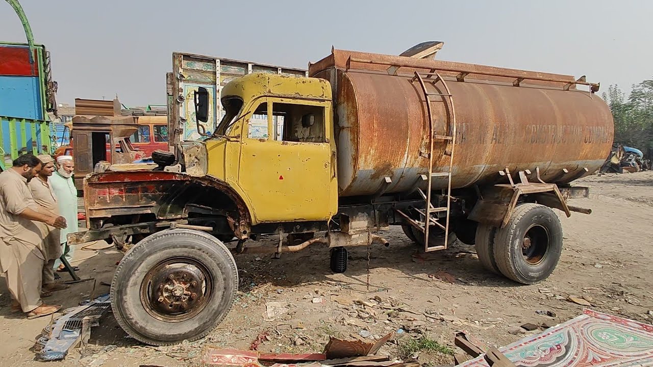 Fully Restoration Old Scrip Tanker By Local Shop Genius Workers 