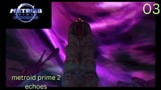 AMORBIS BOSS FIGHT | Metroid Prime 2 Echoes Gameplay Walkthrough part 3 | No Commentary Wii u