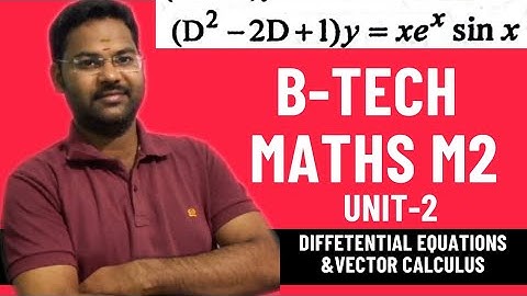 Solve (D²-2D+1)y=xe^x sinx@maths naresh eclass
