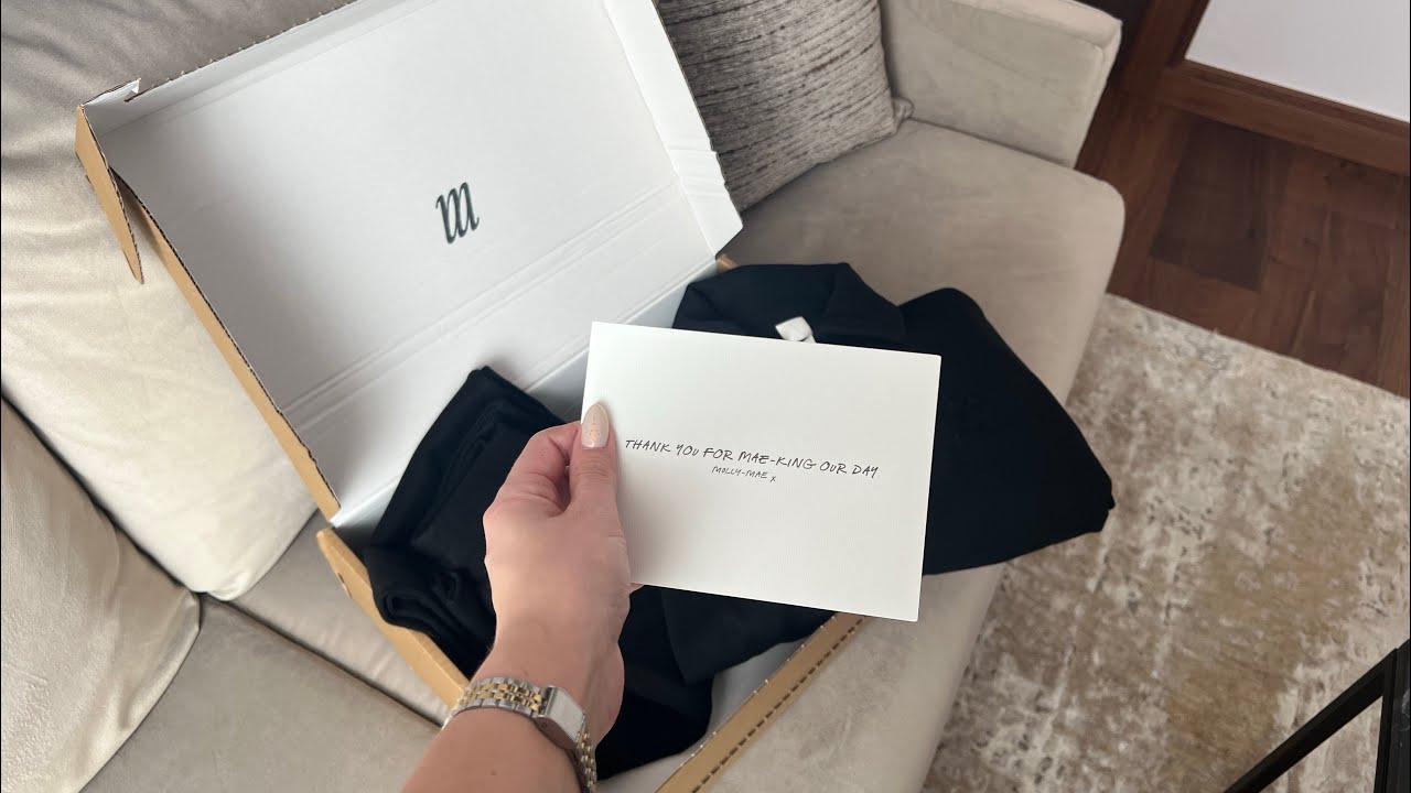 MAEBE HONEST REVIEW | maebe by Molly Mae clothing haul 🖤