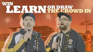 Win Learn Or Draw The Crowd In - Ground Announcing Debut 🎤