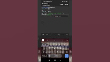 addition of two numbers #shorts #bca #c programming