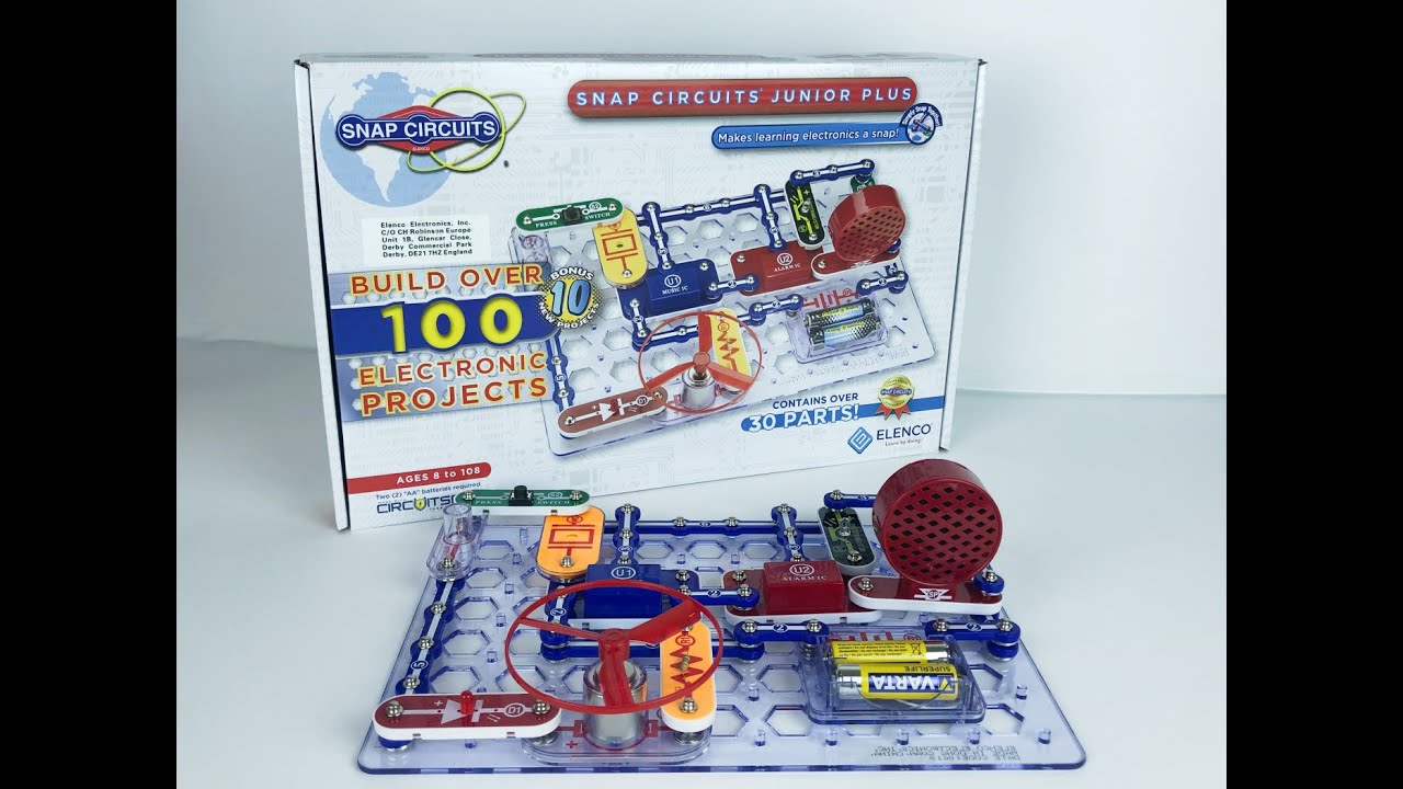 Sholex UAE - Snap Circuits Jr. SC100 - 100 Amazing Electronics Projects by Elenco for kids Age 8+