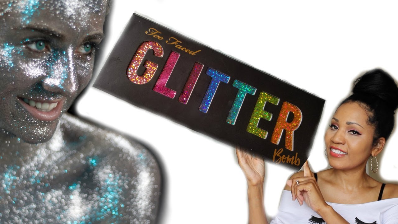 Too Faced Glitter Bomb Palette - Swatches, 1st Impressions, Mini Review