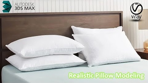 Tutorial 3ds max modelling Pillow using cloth modifier - Cloth simulator