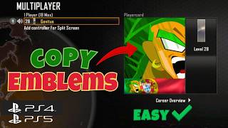 EASY Black Ops 2 Copy ANY Emblem Glitch! How to STEAL Custom Emblems on PS4 & PS5 (BO2 2026)