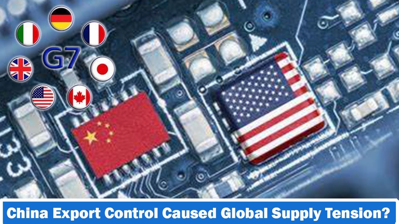 The G7 asked China to stop controls, which will cause "tension" in the ...