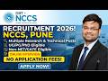 NCCS Pune Recruitment 2026 🔥 Multiple Research & Technical Posts | No NET/GATE | Online Interview
