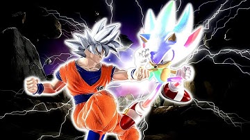 Son Goku V5 OP (all form) VS Sonic Chaos V4 JVL OP (all form) in Mugen