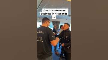 How to get more buisness in 4 seconds 👀 #networking #business #businessowner