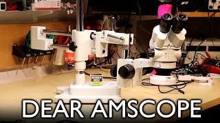 Dear Amscope, about those boom arms ...