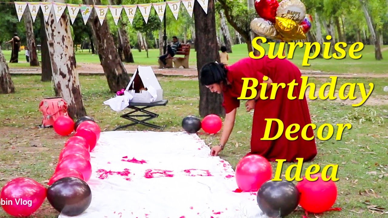 Pinata Cake me Surprise Diya Birthday Decoration For Hubby Surprise