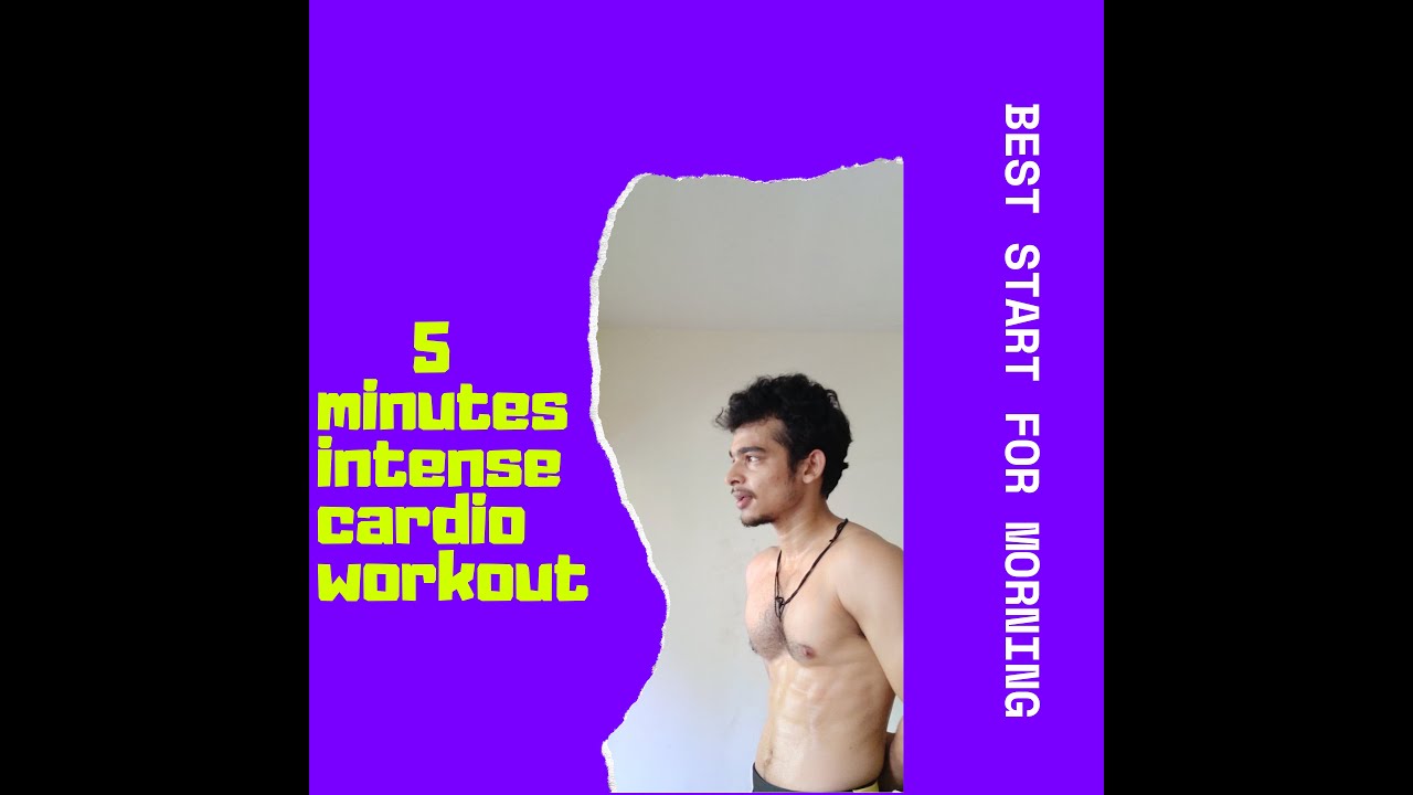 5 min Intense cardio workout YouTube