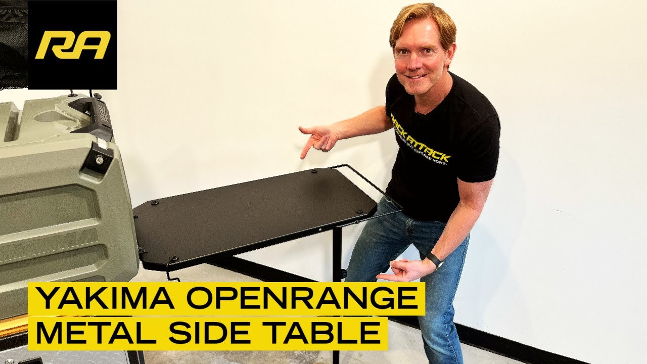 Yakima OpenRange Metal Side Table Overview and Demonstration YouTube