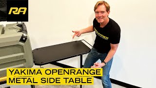 Yakima OpenRange Metal Side Table Overview and Demonstration
