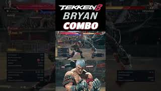 Easy AF Max Damage Combos Every BRYAN Should Know About!!#shorts #tekken8 #knee #bryan #combos #yt