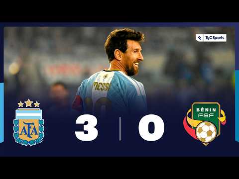 MESSI'S FAREWELL FROM THE NATIONAL TEAM! 🥹🇦🇷 Argentina 3 - 0 Benin | International Friendly