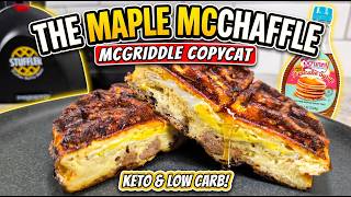 The Maple McChaffle | Keto McDonald's McGriddle Copycat #keto