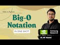 2.3.1 Asymptotic &amp; Big-O Notation | DSA in Python | Hindi