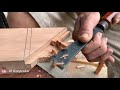 Amazing TECHNIQUES Japanese Traditional Joints, Fastest Hand-Cut Joinery Skills Of H Carpenter