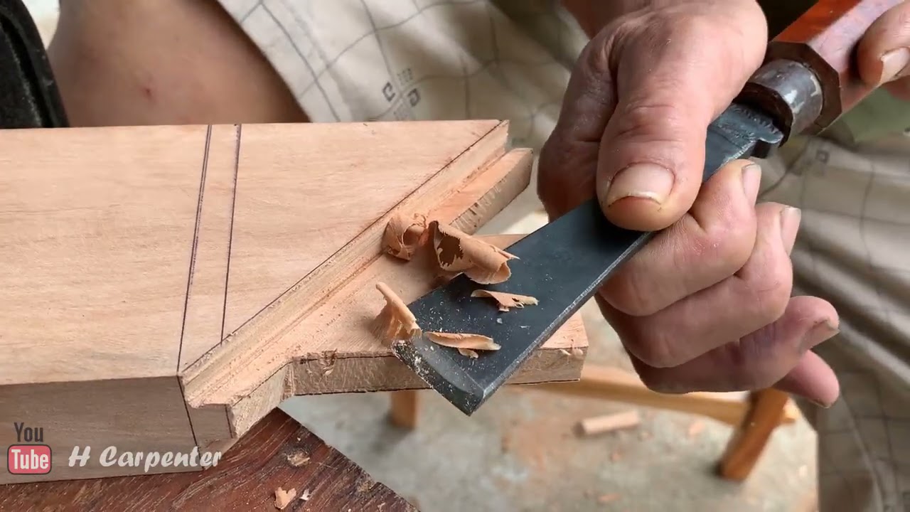 Amazing Connect No Screw With Japanese Woodworking Joints Skills, Making Tensegrity Wood Structure