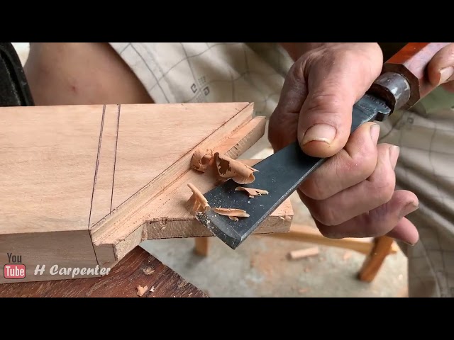 Amazing TECHNIQUES Japanese Traditional Joints, Fastest Hand-Cut Joinery Skills Of H Carpenter class=