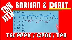 TRIK JITU PPPK!!! Barisan dan Deret  I  Tes CPNS  I  Tes Potensi Akademik (TPA) - Durasi: 12.07. 