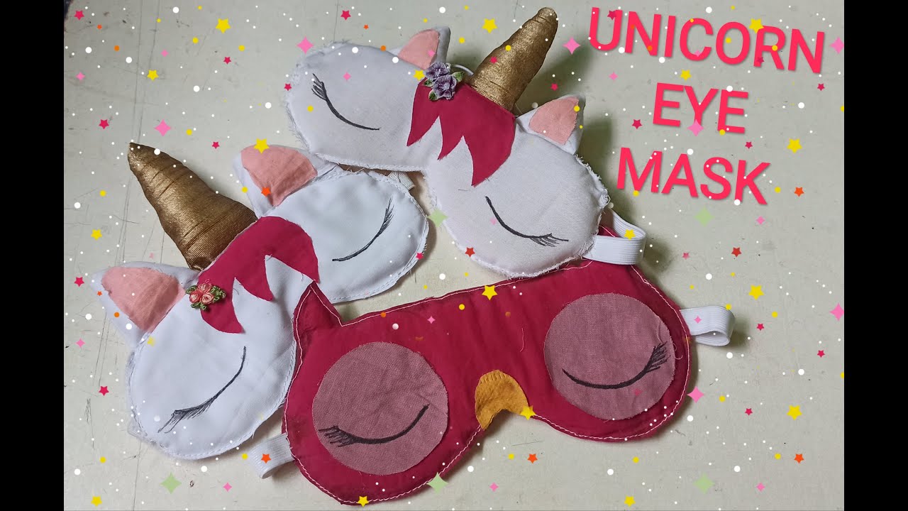 diy unicorn eye mask youtube
