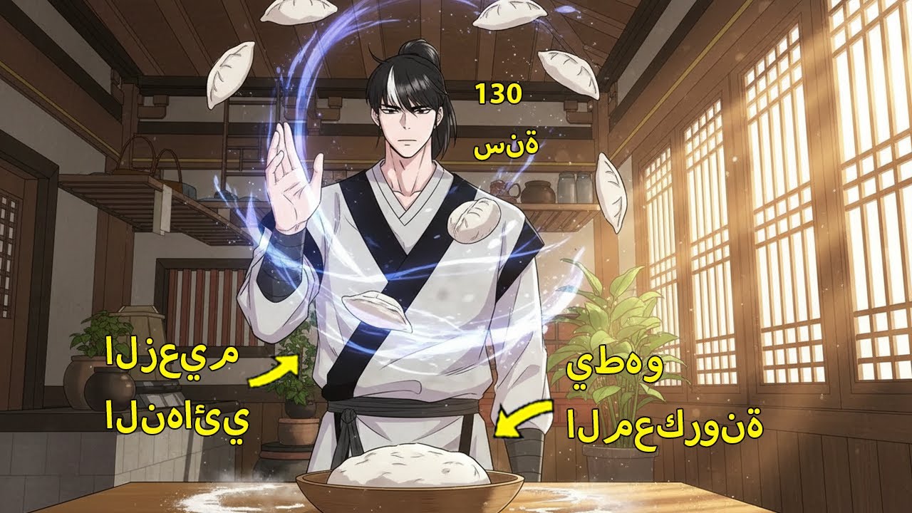 استيقظ سيد الفنون القتالية البالغ من العمر 100 عام بجسد شاب وأصبح طباخاً ليخفي قوته المرعبة.