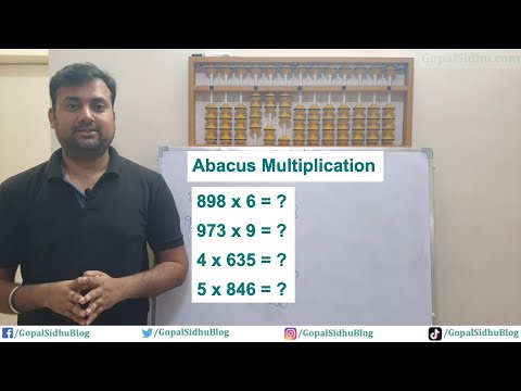 Abacus Level 5 (Part 2) | Hindi | Abacus Multiplication 2 digits by 1 digit [98 x 6]