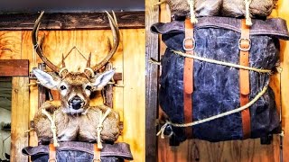 PACK MOUNT! The HOTTEST new trend! How to make one cheap! ***SUPER EASY*** WHITETAIL TAXIDERMY!