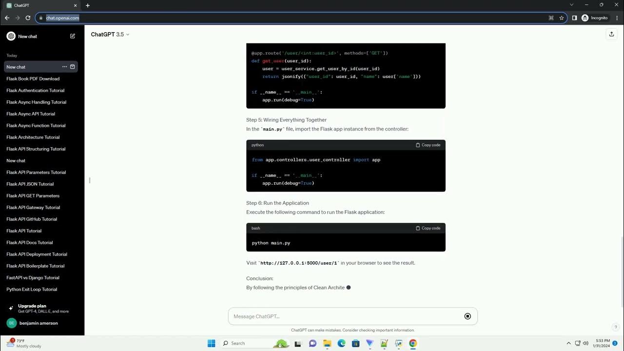 python flask clean architecture - YouTube
