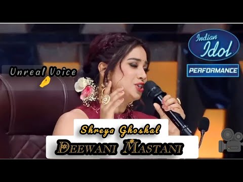 Unreal Voice  Shreya Ghoshal Sing Deewani Mastani Live  MuskanIndian Idol 14