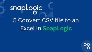 5. Convert CSV to xml in Snaplogic