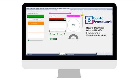 How to Install Bunifu Framework in Visual Studio Hindi | How To Use Bunifu Controls in C# VS Hindi