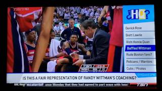 Randy Wittman clipboard on Highly Questionable