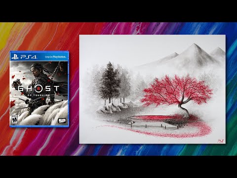 Painting Time-Lapse | Ghost of Tsushima - “Memories"