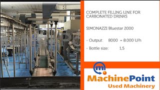 SIMONAZZI Bluestar 2000 Complete filling lines for carbonated drinks machine MachinePoint screenshot 4
