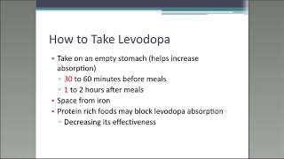 Parkinson's Medications - Part 1: Levodopa