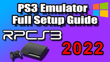 RPCS3 Windows Full Setup Guide 2022 - PS3 Emulator - Save Games - Controller Setup - Patches - Games