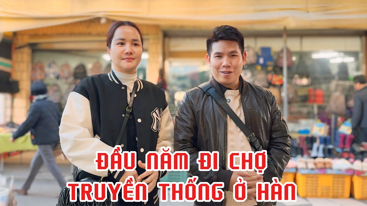 Đầu năm hai vợ chồng đi chợ truyền thống nấu bữa cơm sum vầy | Thi Hàn Quốc 