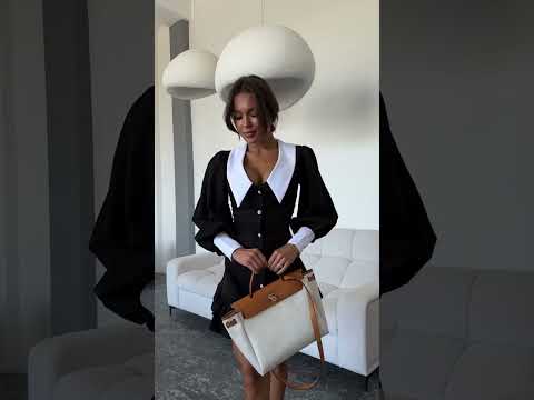 Жіноча стильна сукня міні костюмка Армані + котон 42-44.46-48 Мод 586, видео 1